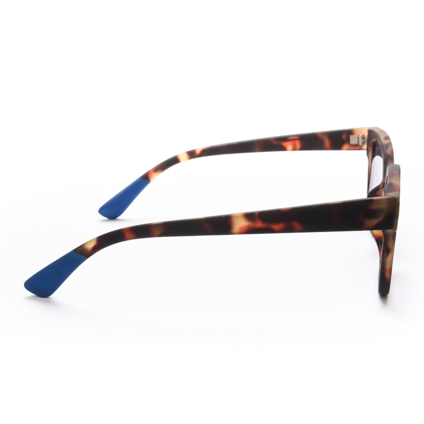 GIOVANNI Sunglasses, Tortoise Color with blue ends