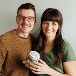 Clara | Growing Candle, flower seed-label, eco-friendly