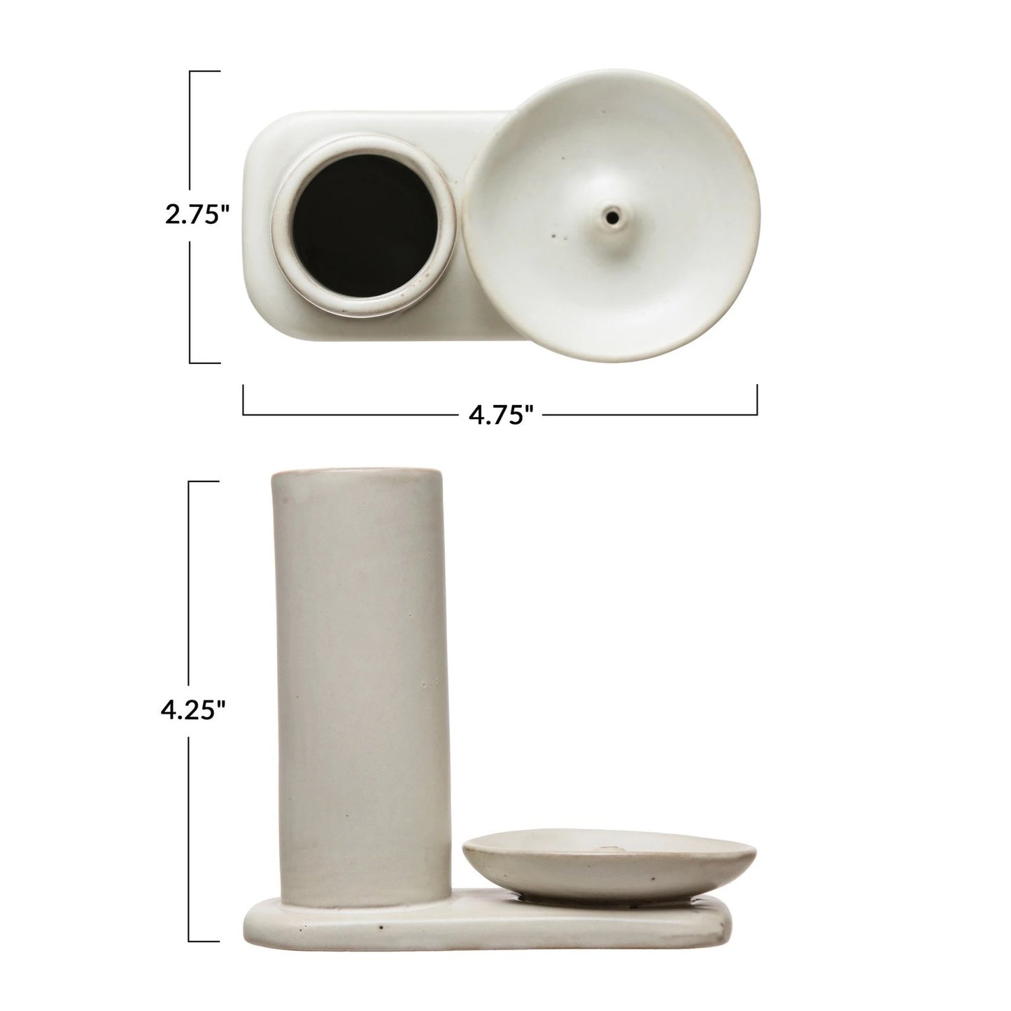 Stoneware Incense Dish/Holder