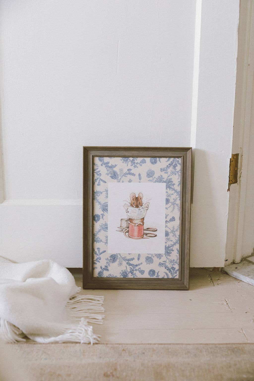 The Tailor of Gloucestor Framed Antique Art