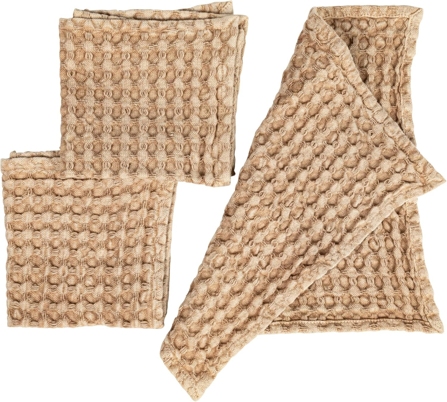 Cotton Waffle Weave Dish Cloths s/3