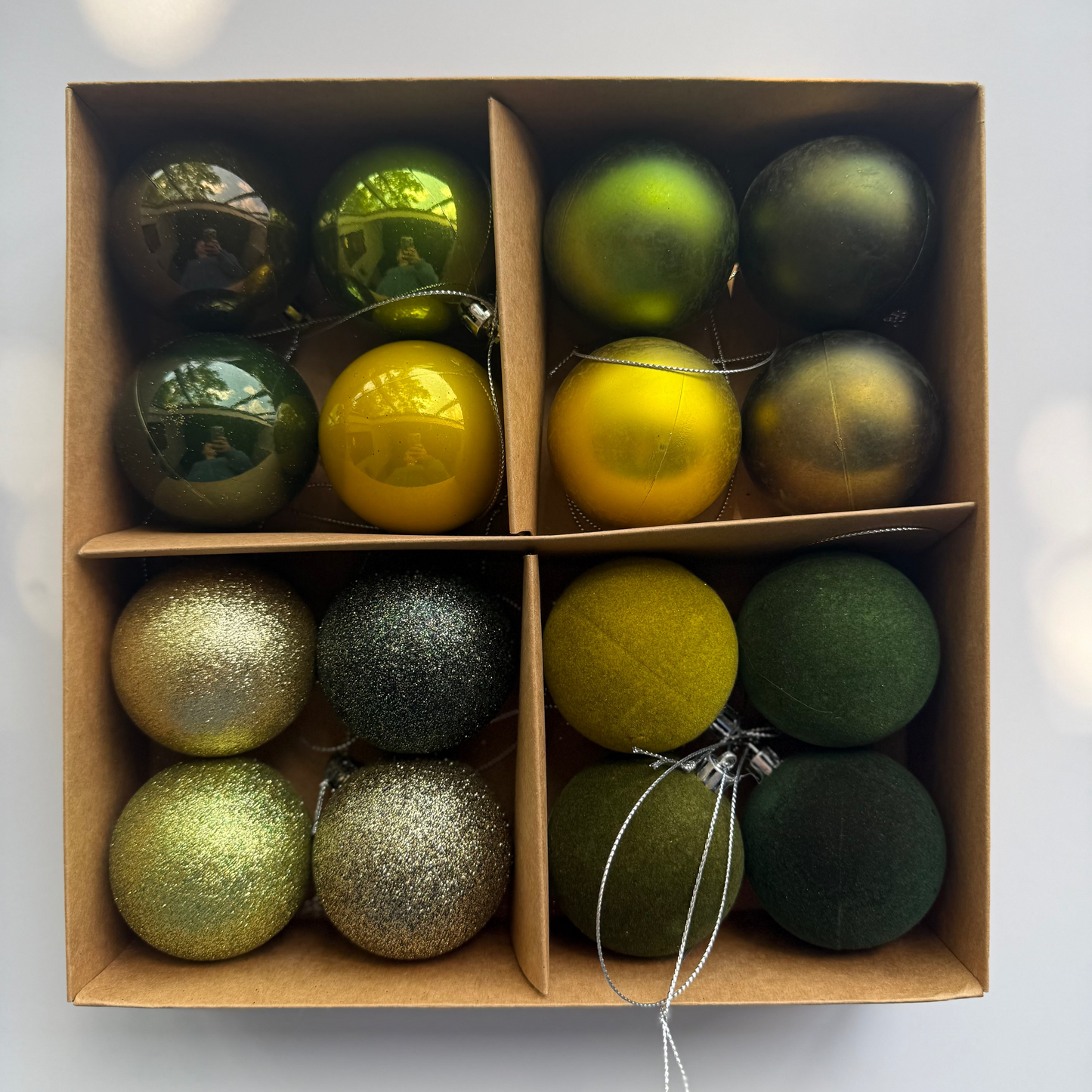 Green Ornament 16 Piece Set