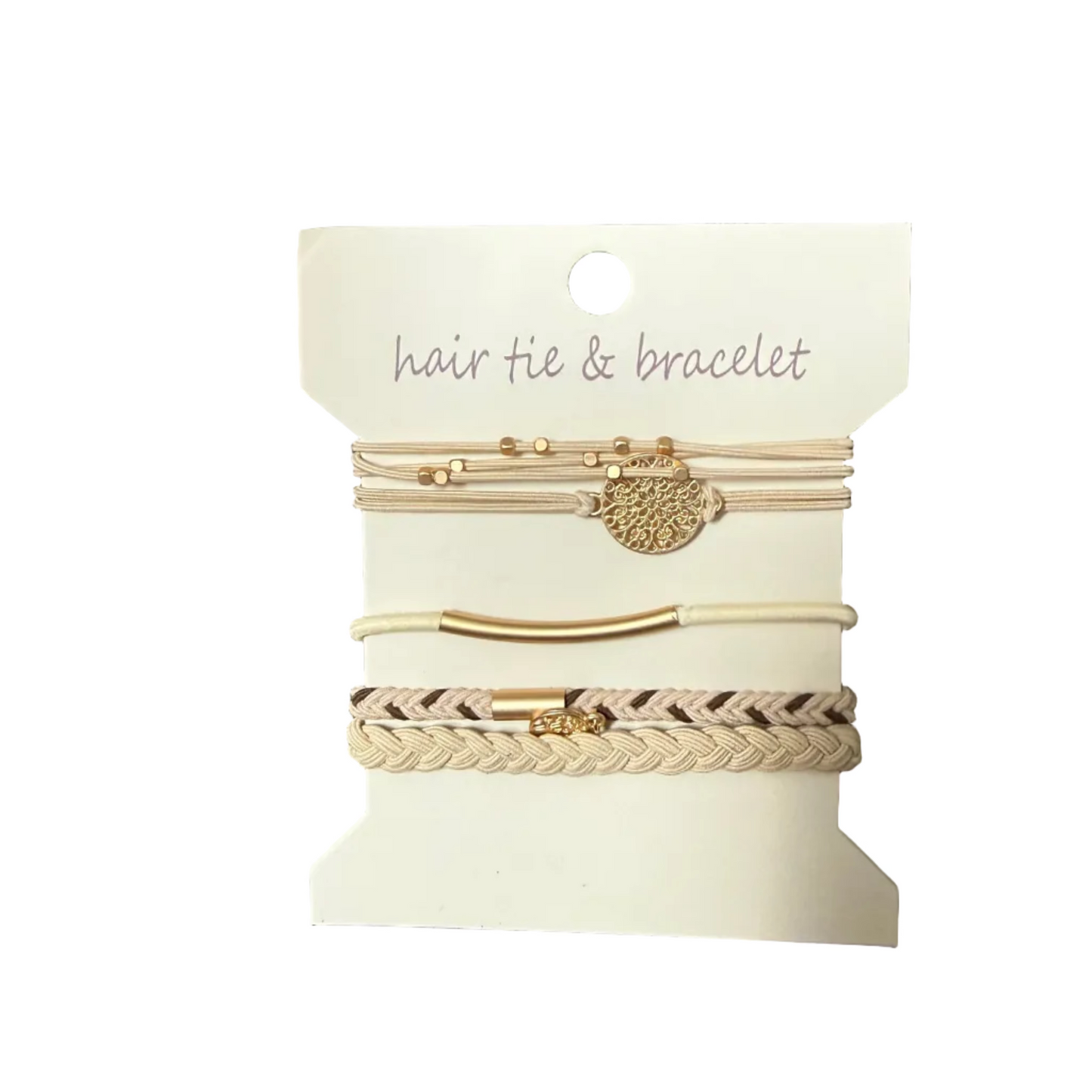 Hair Tye & Bracelet Set