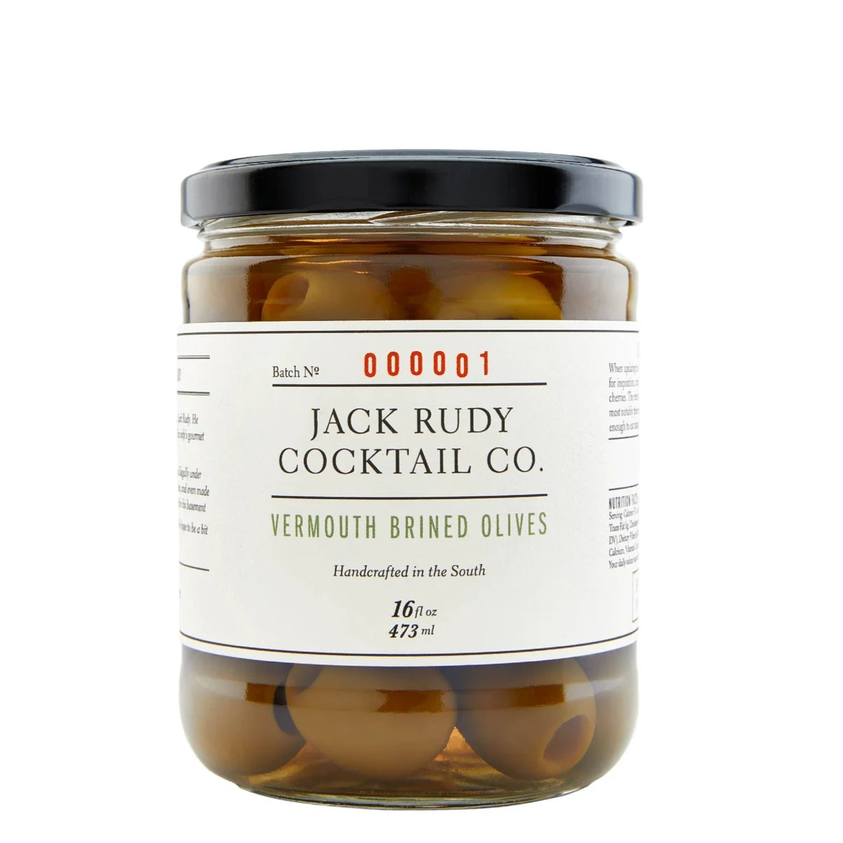 Jack Rudy Vermouth Olives / 16 oz.
