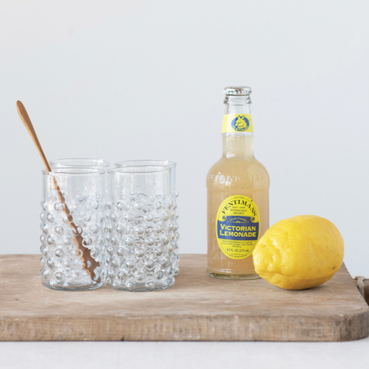 Hobnail Drinking Glass