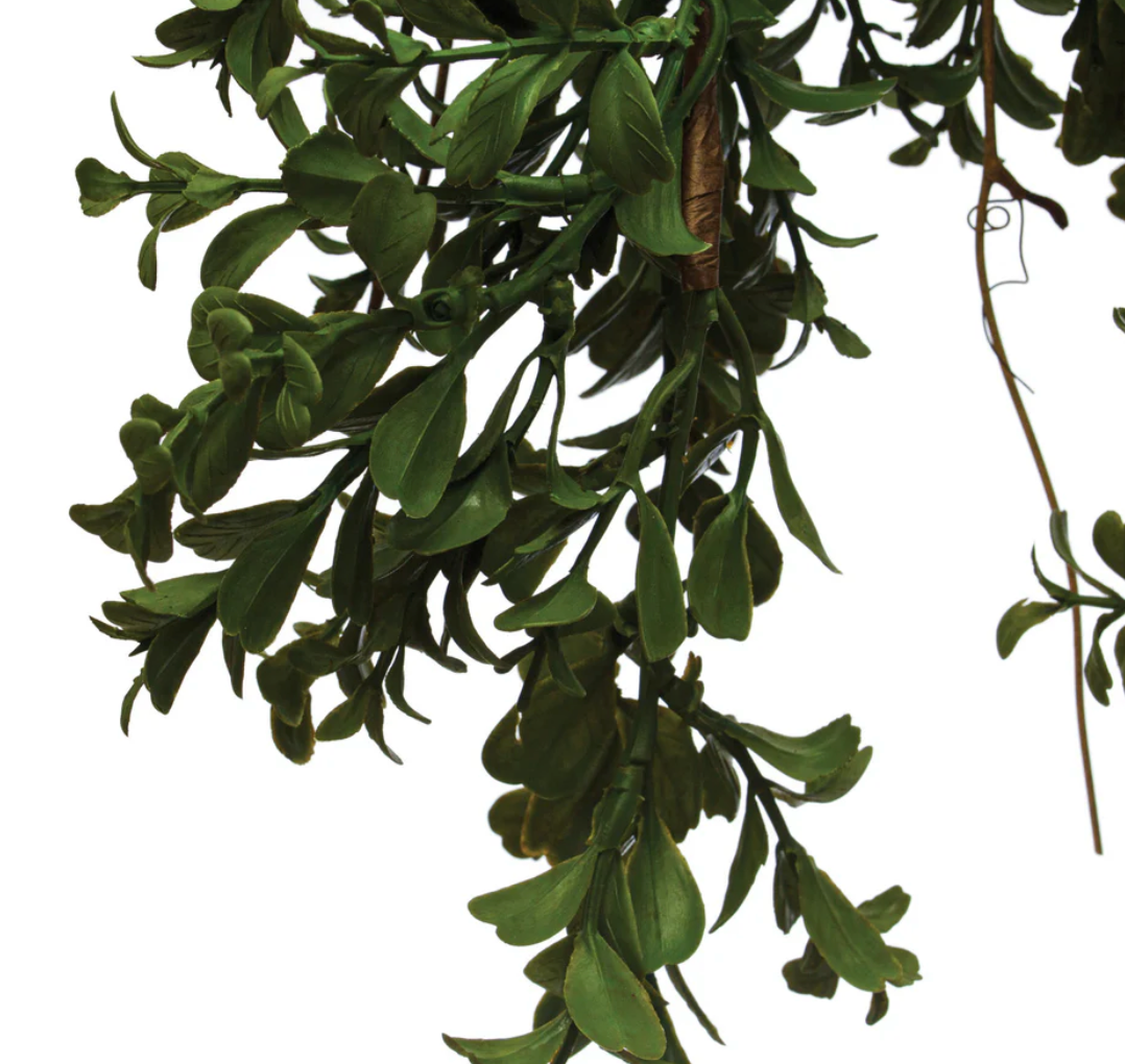 Faux Boxwood Garland