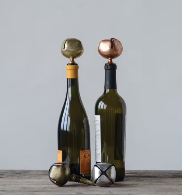 Metal Bottle Stopper Jingle Bell