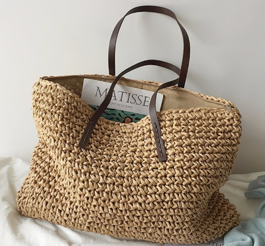 Straw Tote Bag