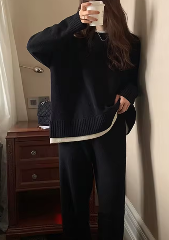 Knitted Matching Set