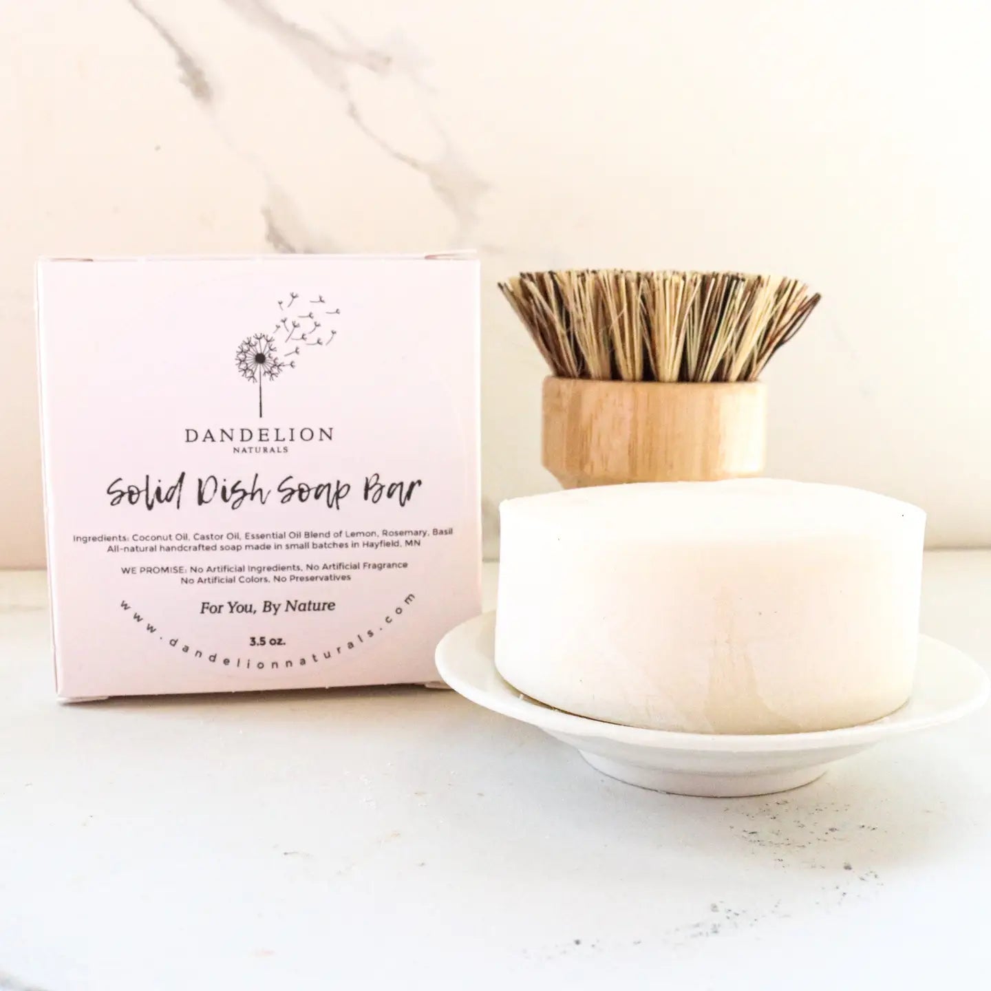 Solid Dish Soap Bar | Dish Soap | Lemon + Basil + Rosemary