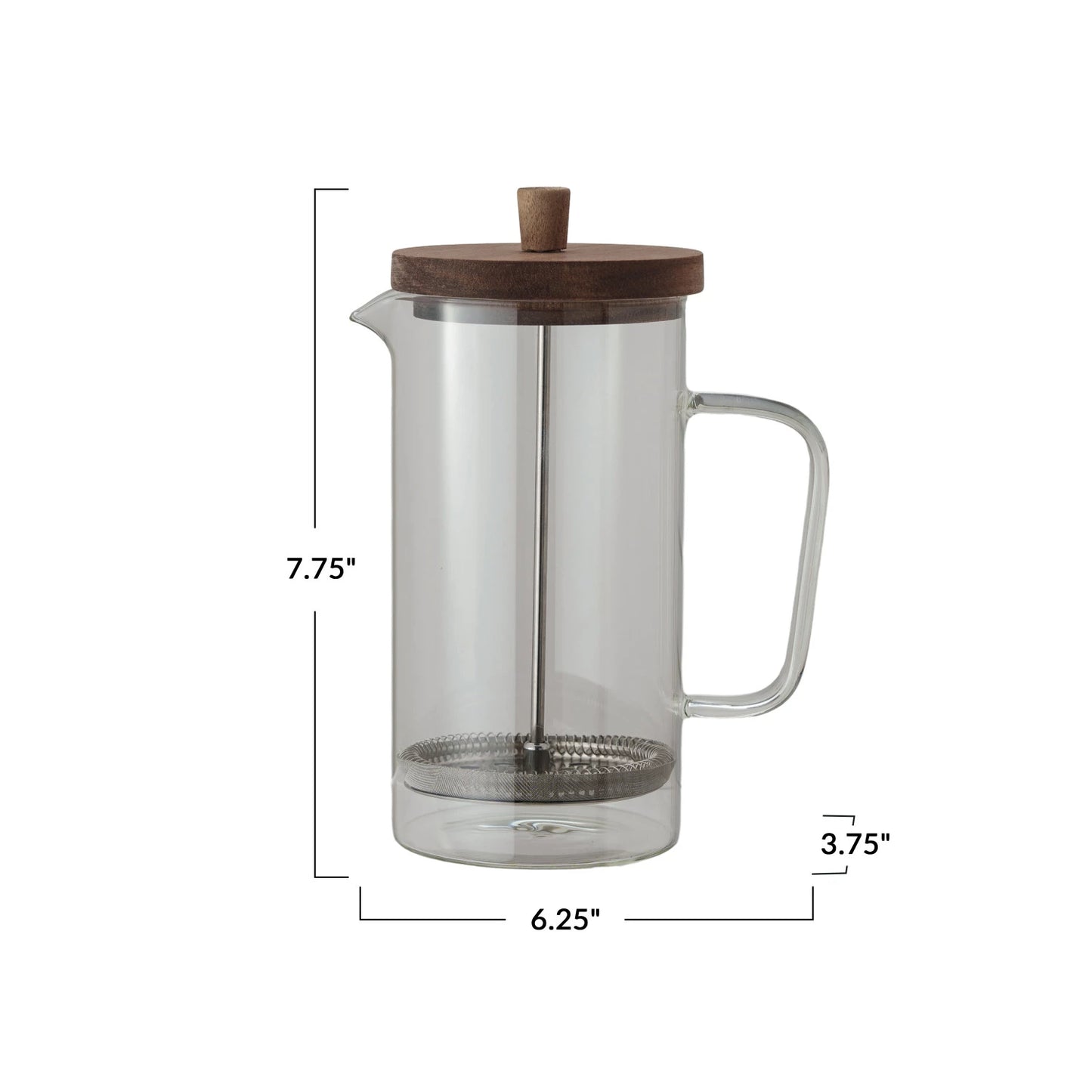 French Press w/ Acacia Wood Lid