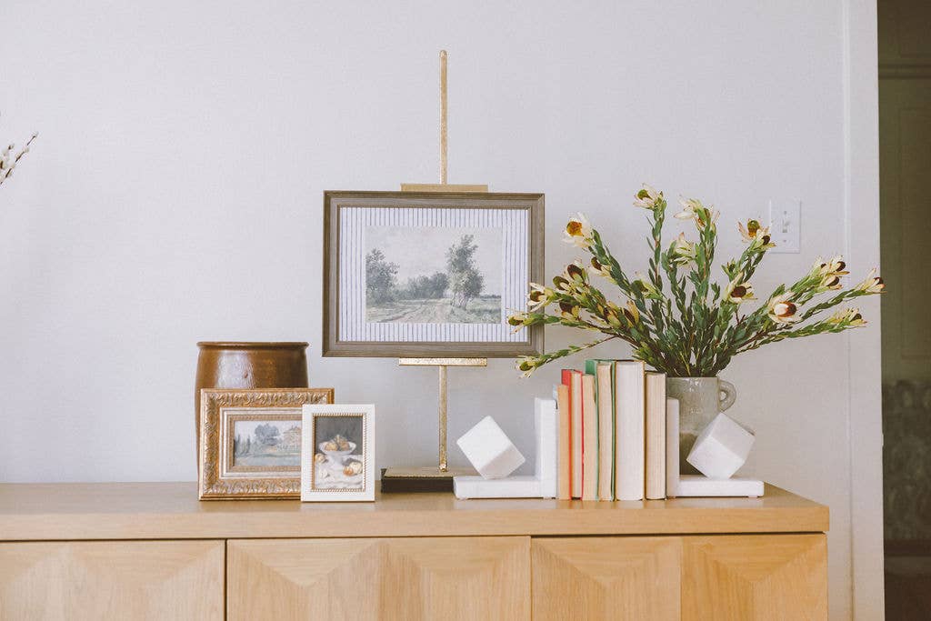 Provence Landscape Framed Antique Art