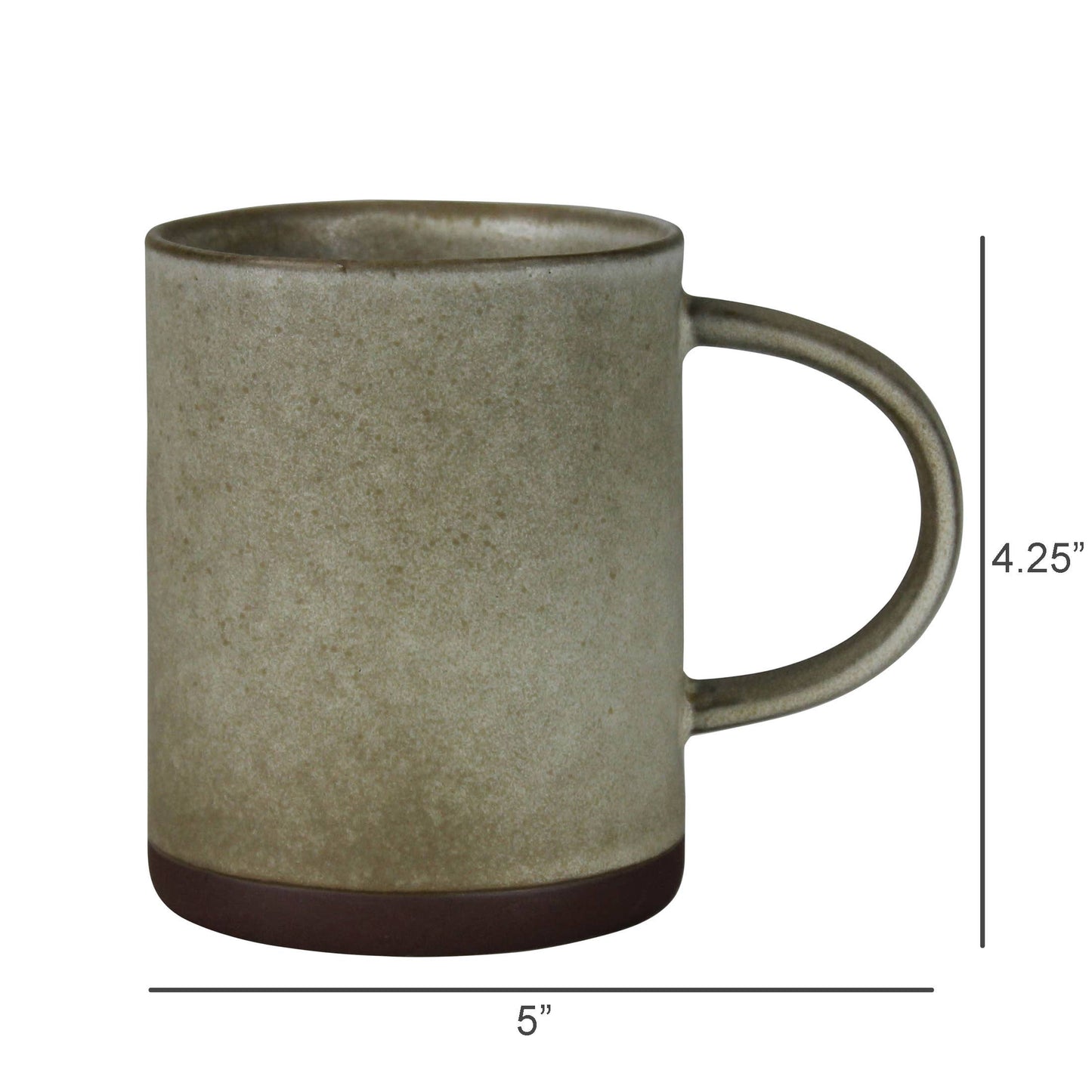 Hearth Mug, Ceramic, Camel Brown