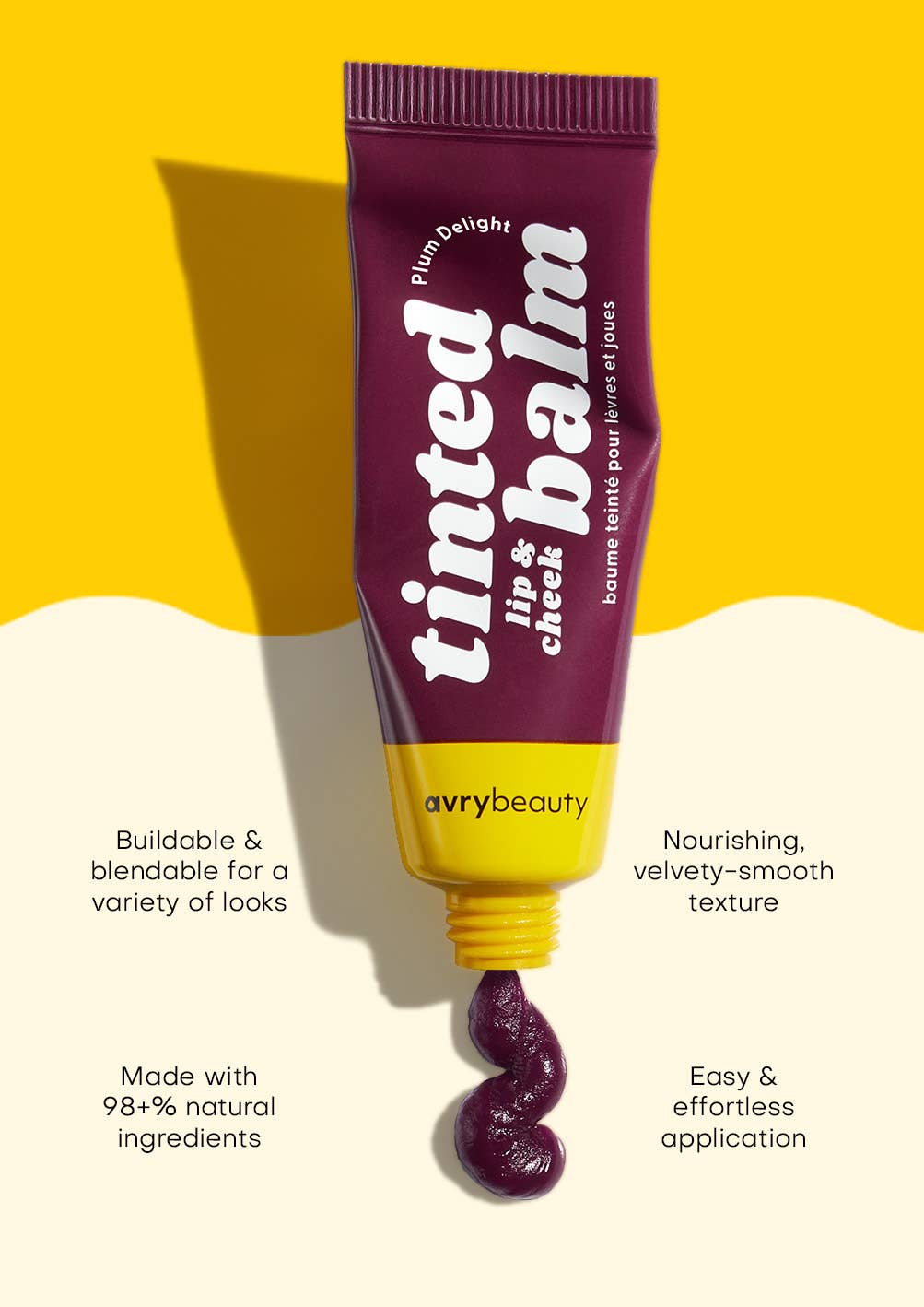 Lip & Cheek Tinted Balm - Plum Delight