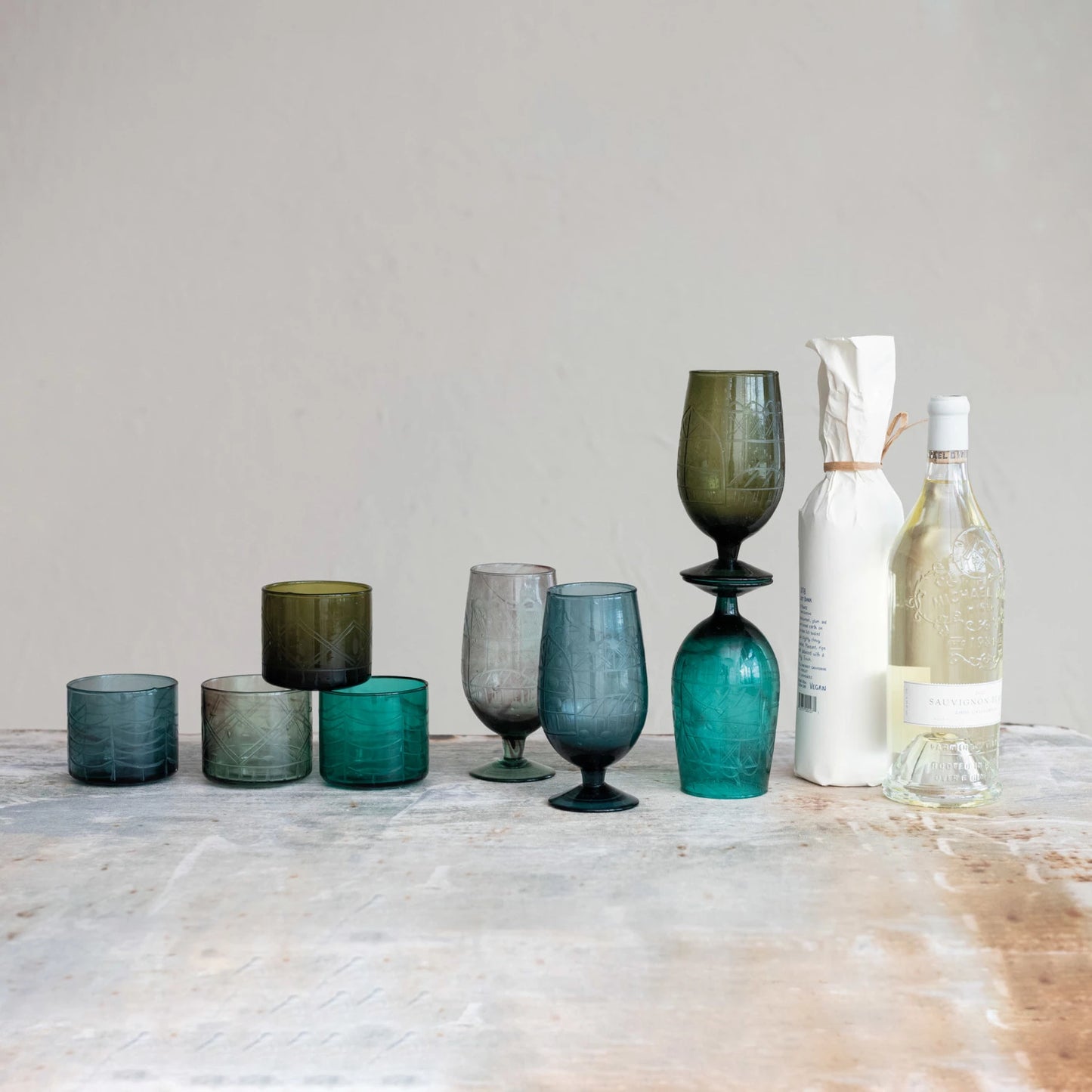 Recycled Drinking Glass