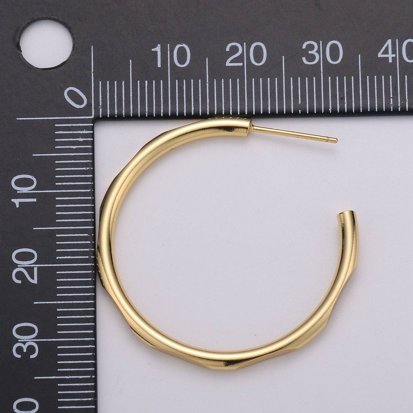 Gold Hoop Earring Minimalist