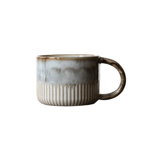 14 oz. Stoneware Mug with Crimped Bottom