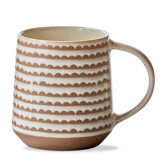 Miley Mug White Multi Stoneware Everyday