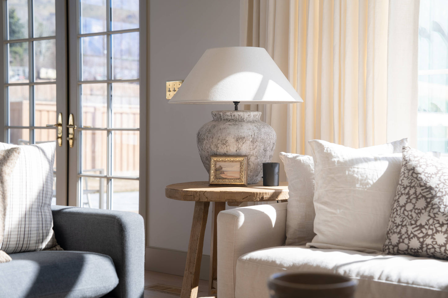 Beach Near Etretat Framed Antique Art