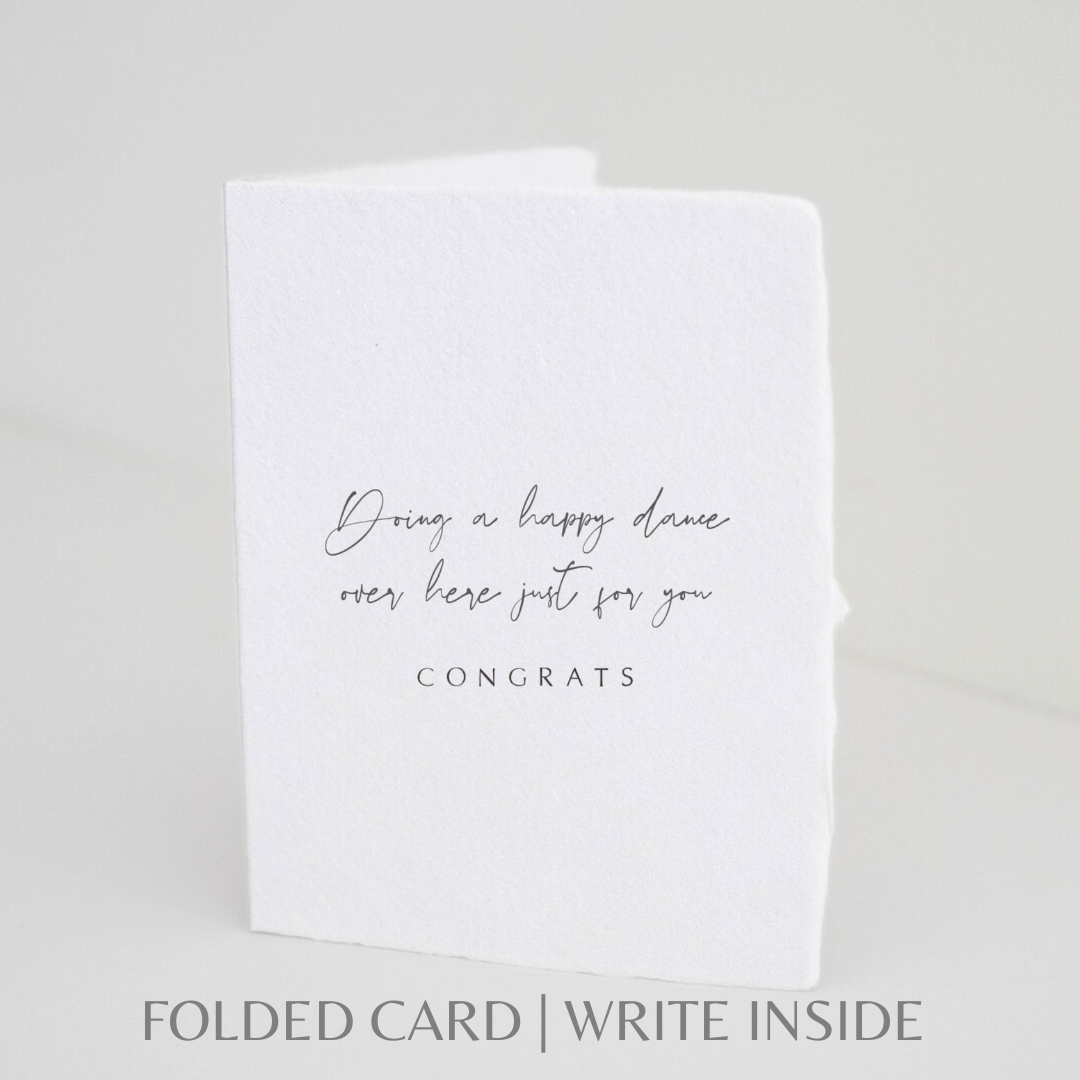 Happy Dance For You | Congratulations Greeting Card