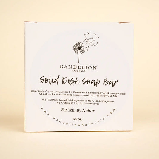 Solid Dish Soap Bar | Dish Soap | Lemon + Basil + Rosemary