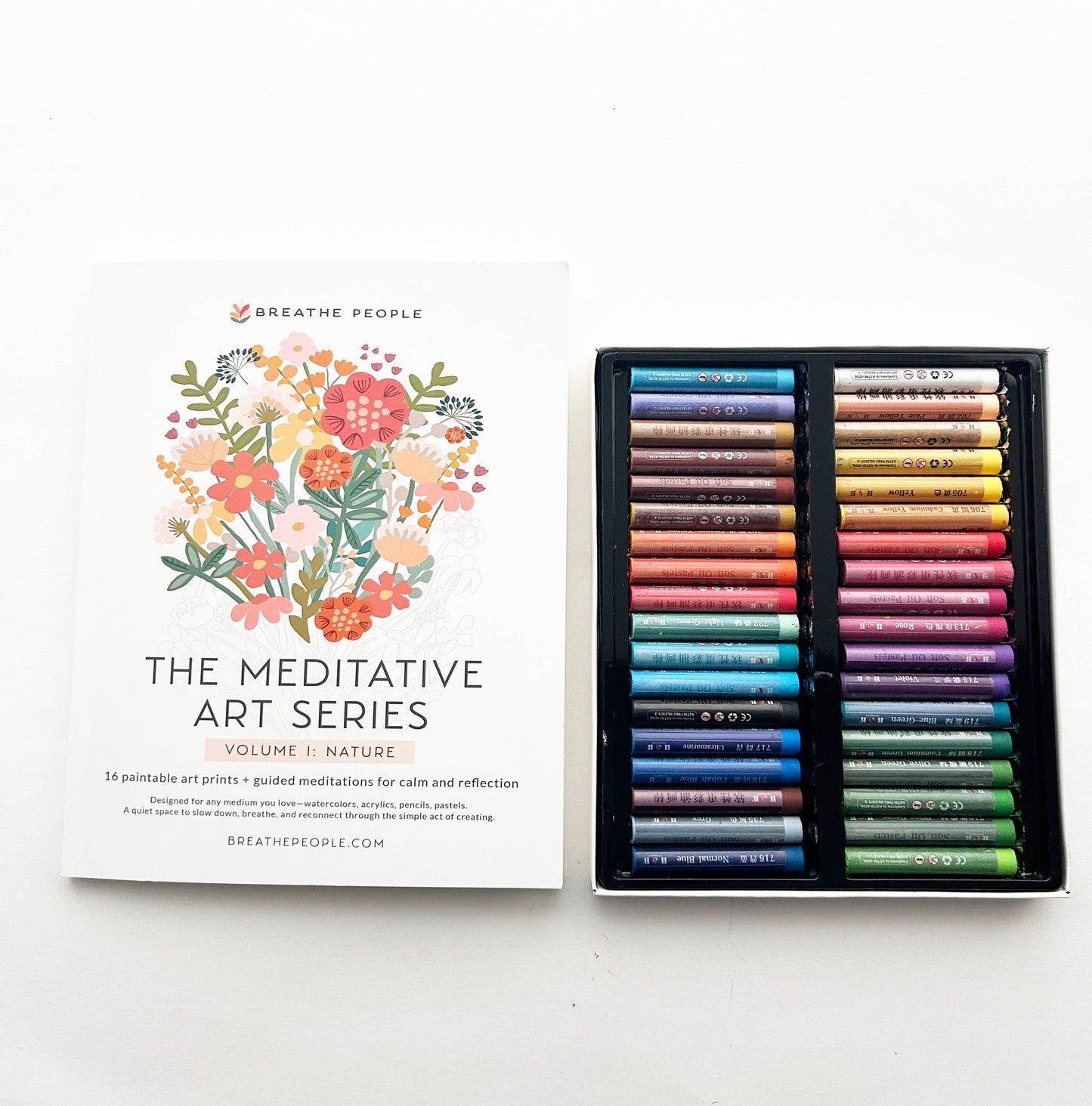 Meditative Art Book, 16 Pages of Guided Creative Ritual