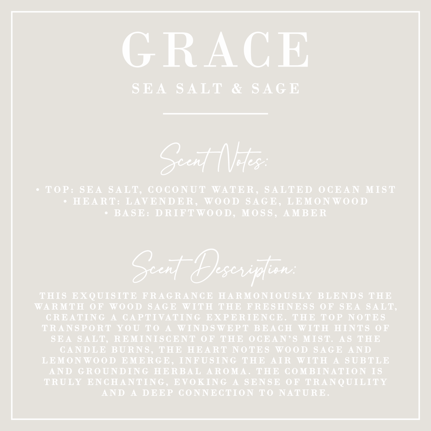 GRACE | Sea Salt + Sage | Everything Spray