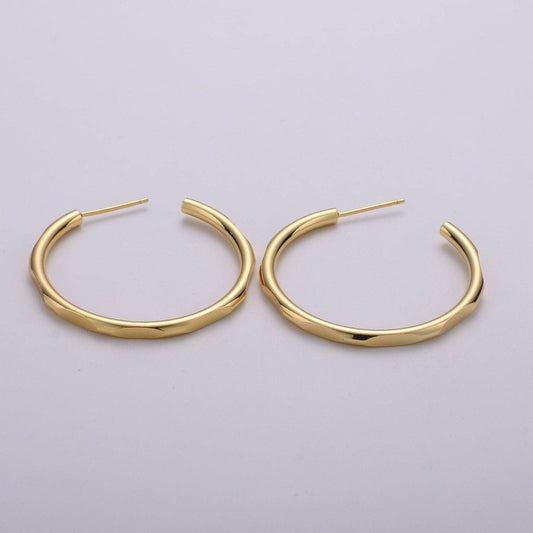 Gold Hoop Earring Minimalist
