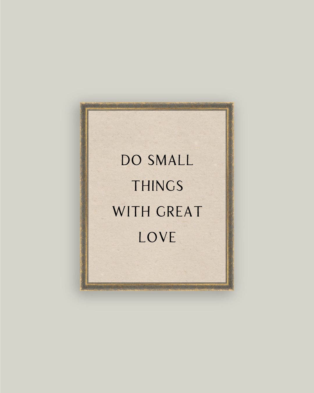 Do Small Things