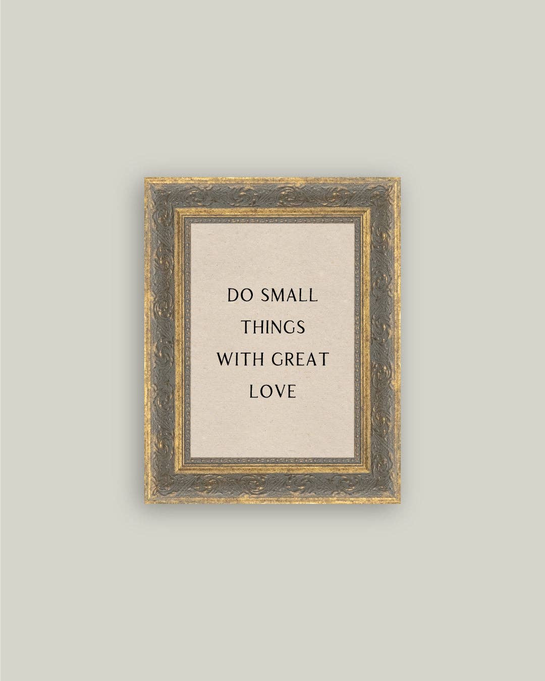 Do Small Things