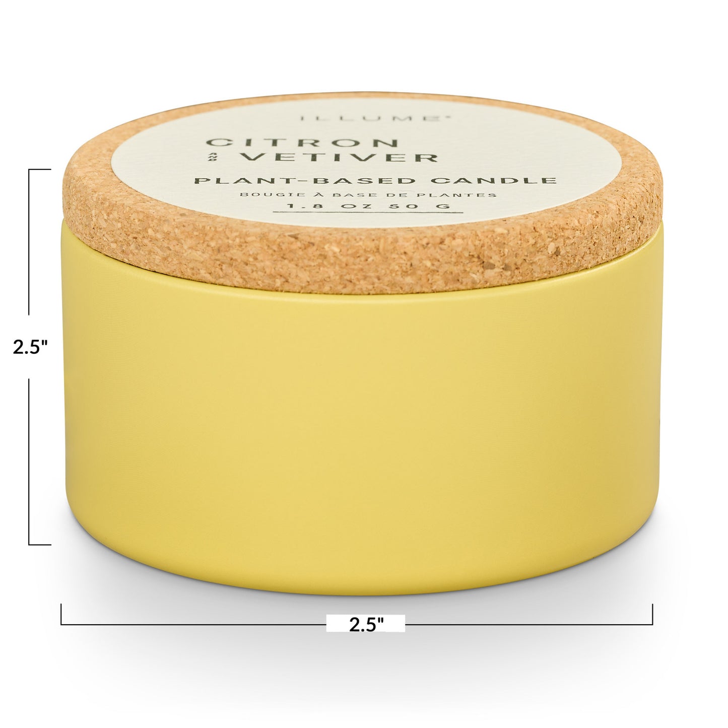 Citron & Vetiver Verde Tin with Cork Lid