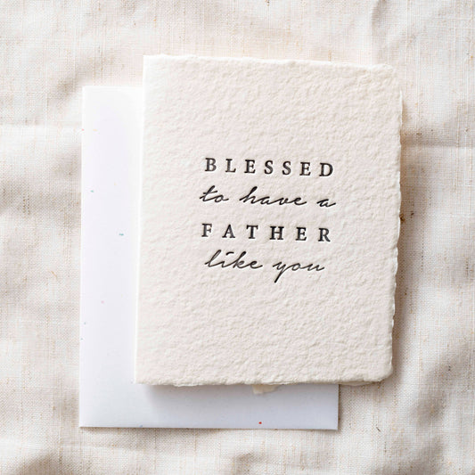 Blessed to have a Father like you | Father's Day Card