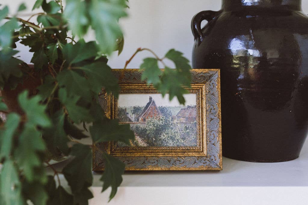 Near the Garden Framed Antique Art