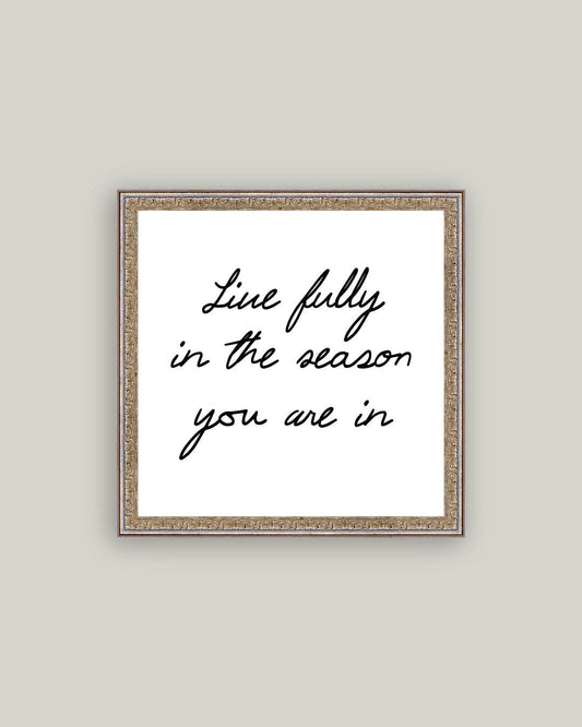 Live Fully Framed Antique Art