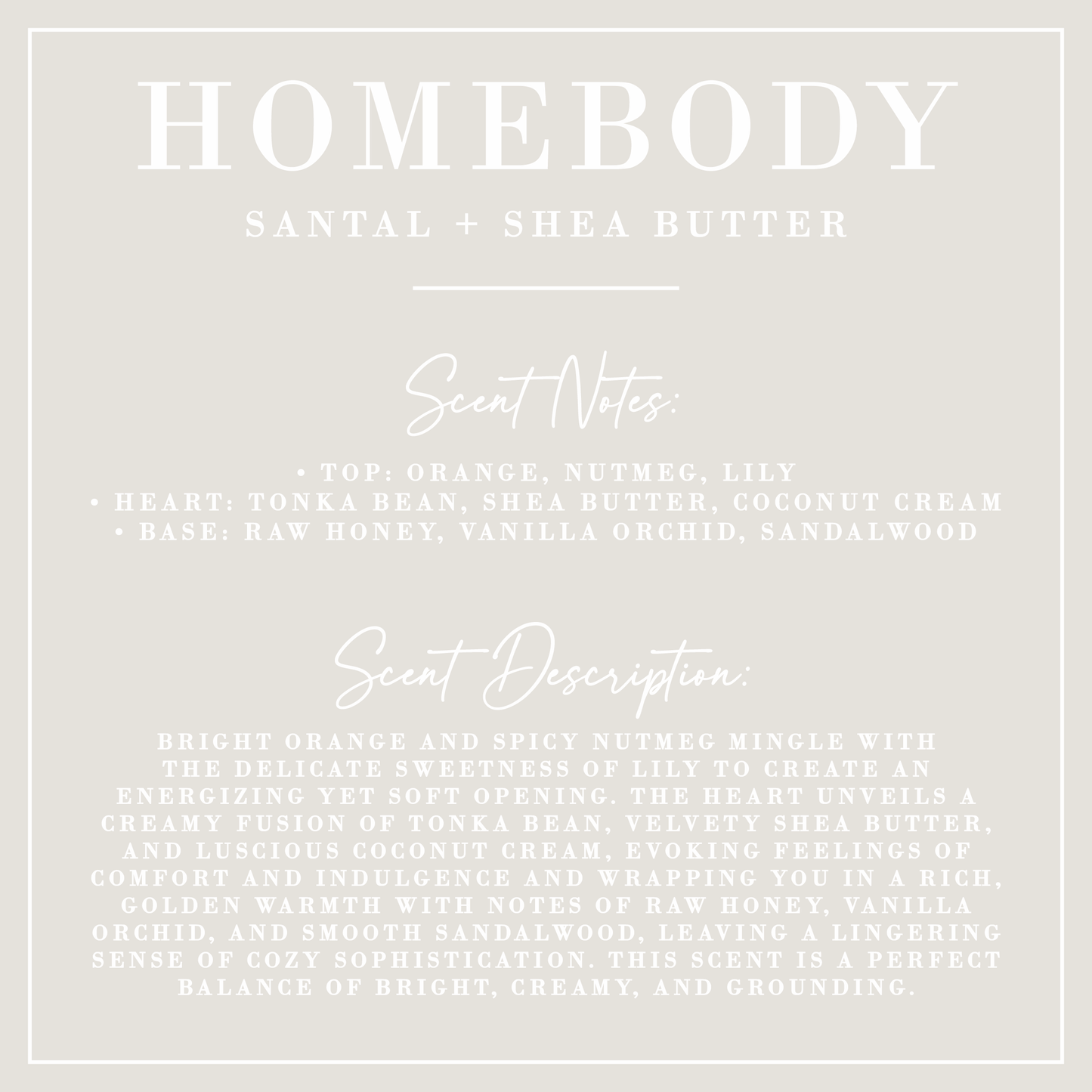 HOMEBODY | Santal + Shea Butter Reed Diffuser