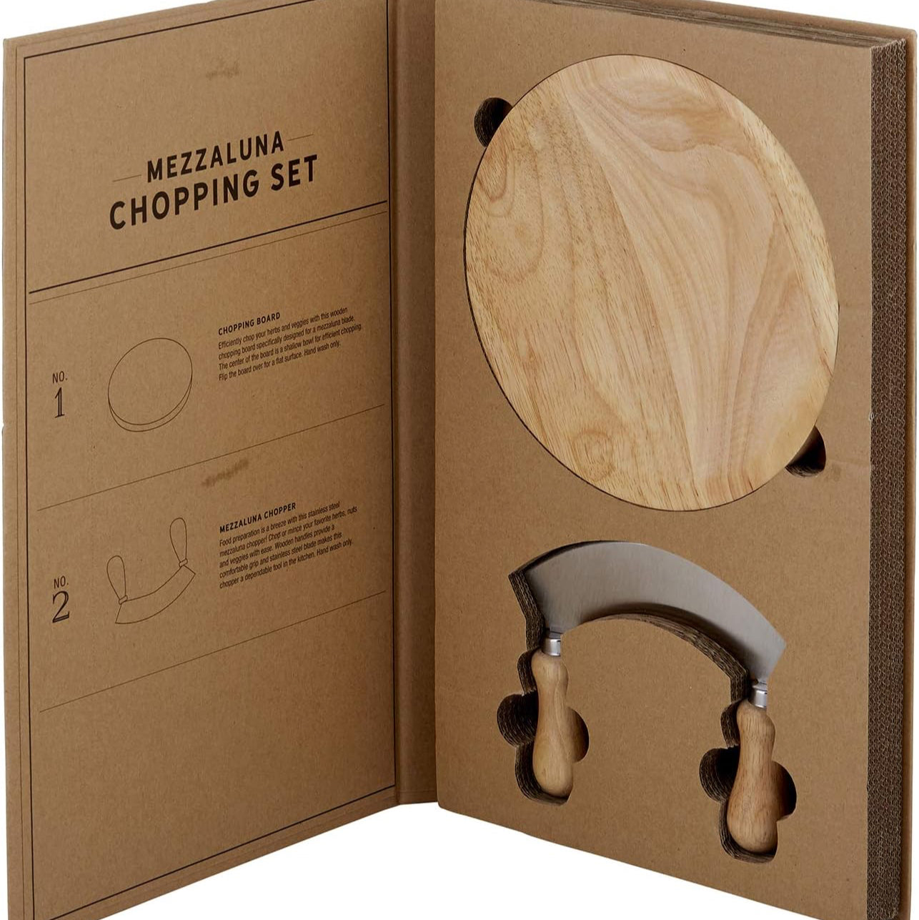 Mezzaluna Chopping Set