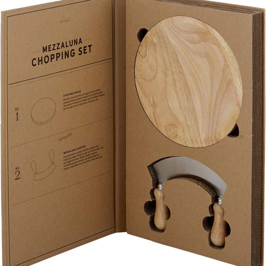 Mezzaluna Chopping Set