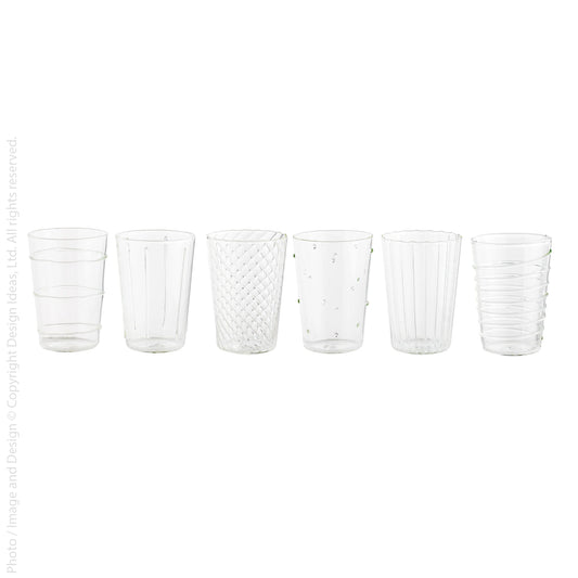 Livenza drinking glasses 10oz S/6