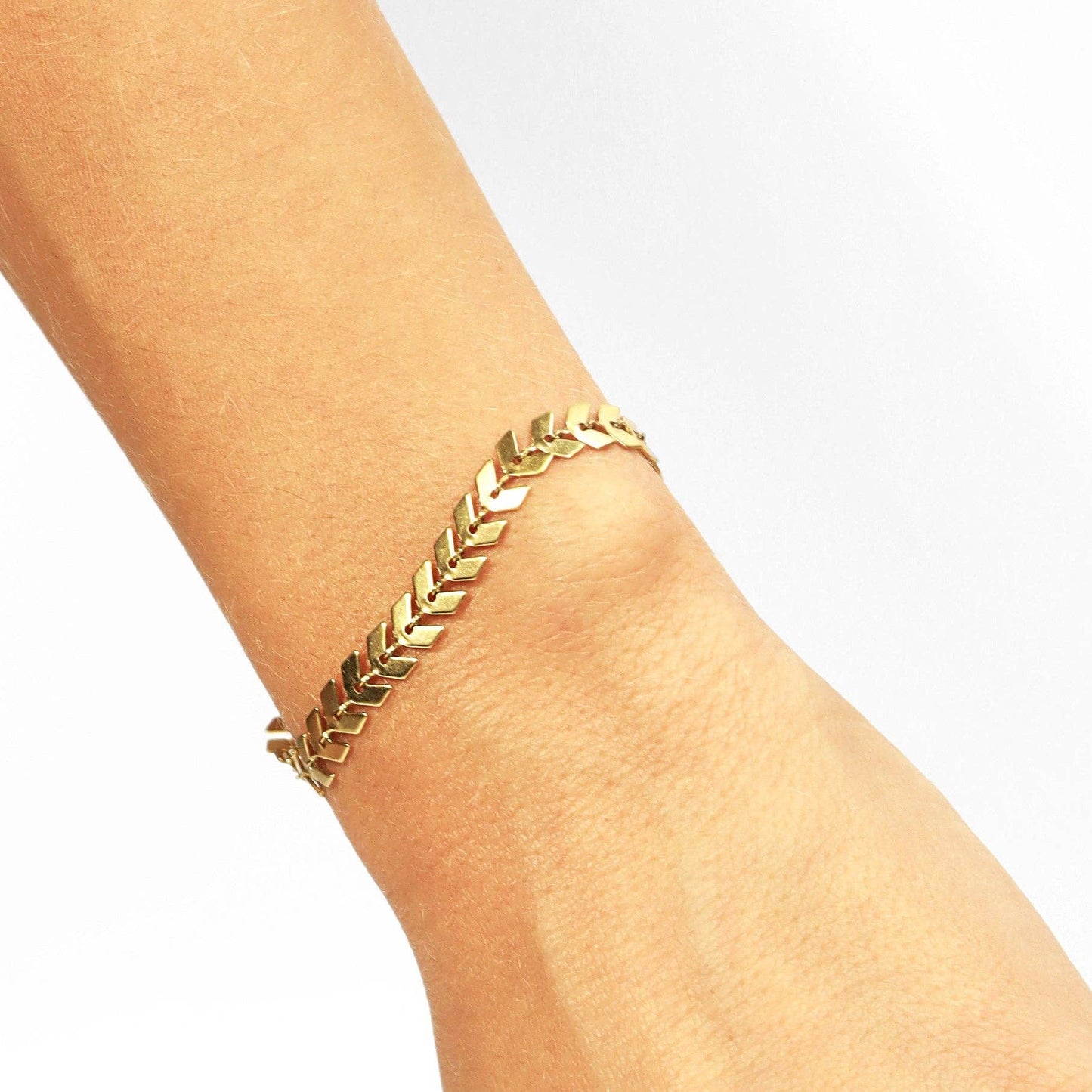 Chevron Chain Bracelet