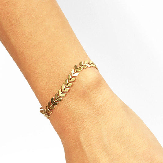 Chevron Chain Bracelet