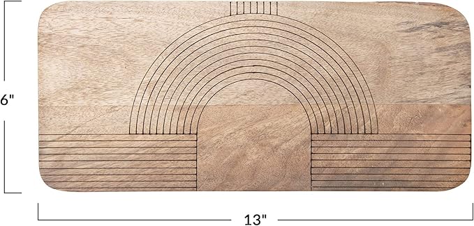 Engraved Mango Wood Cutting Board
