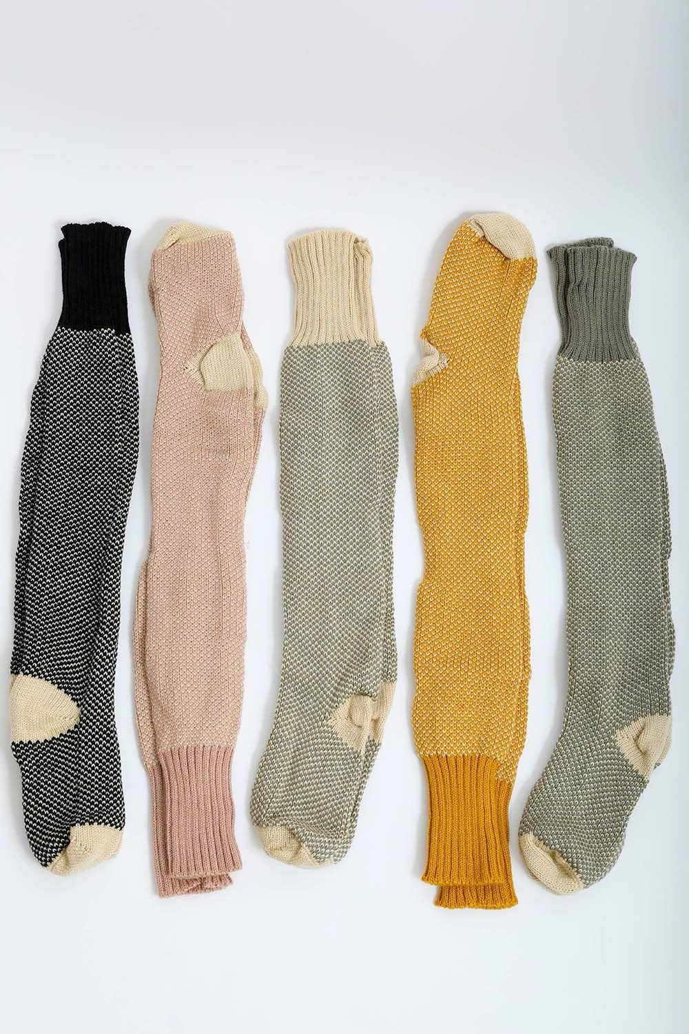 Warm & Soft Open Work Knit Lounge Socks