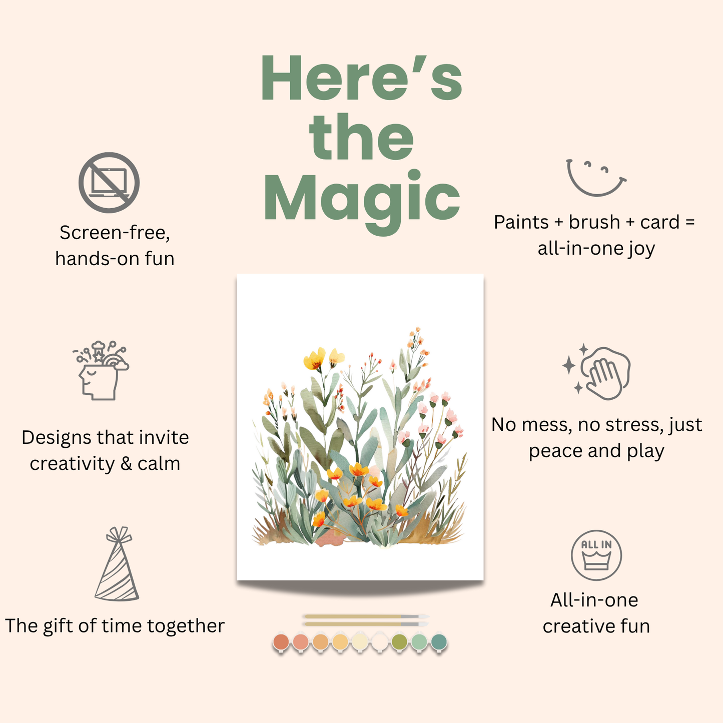 All-In-One Watercolor Paint Set - Desert Bloom