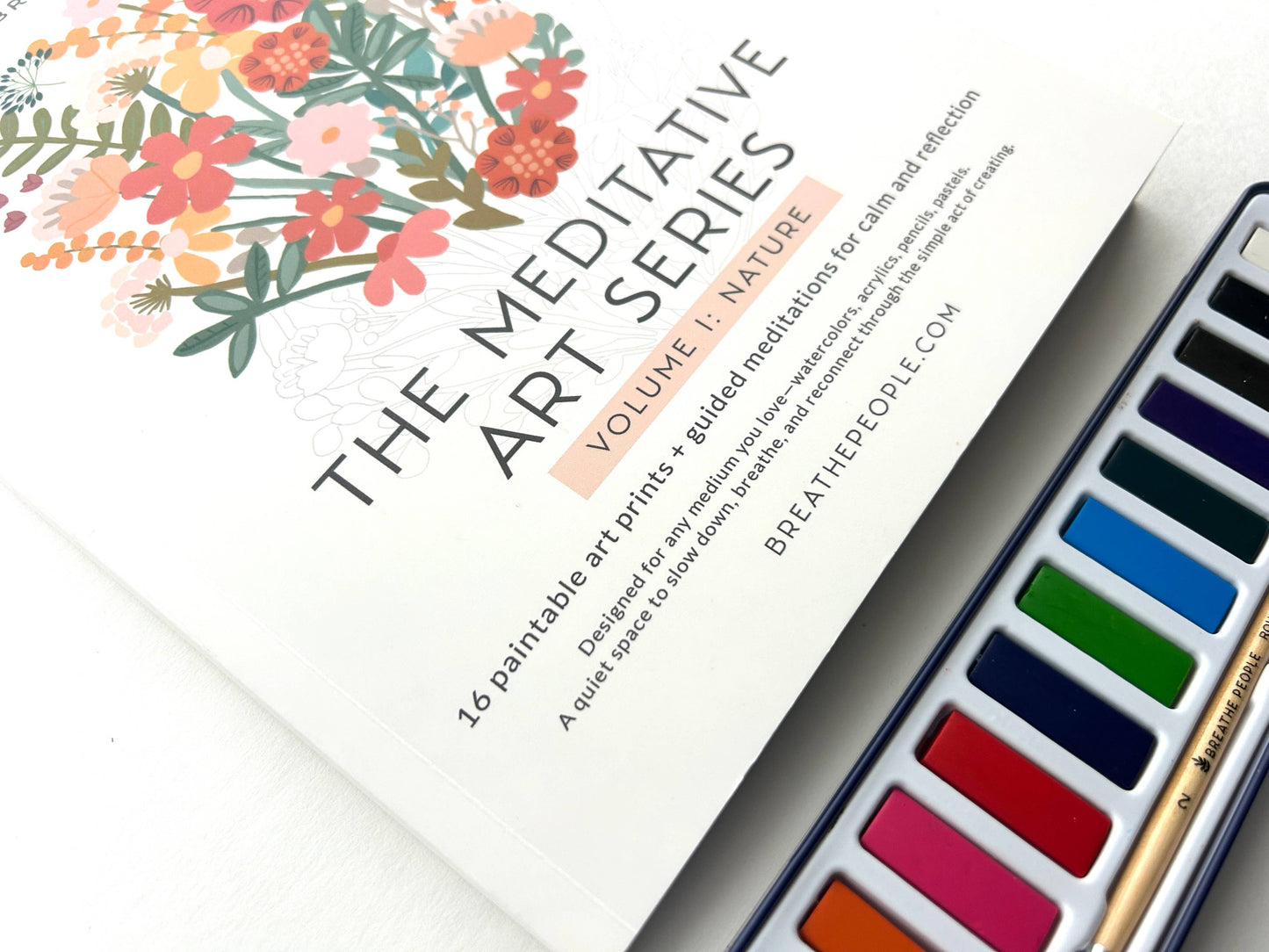 Meditative Art Book, 16 Pages of Guided Creative Ritual