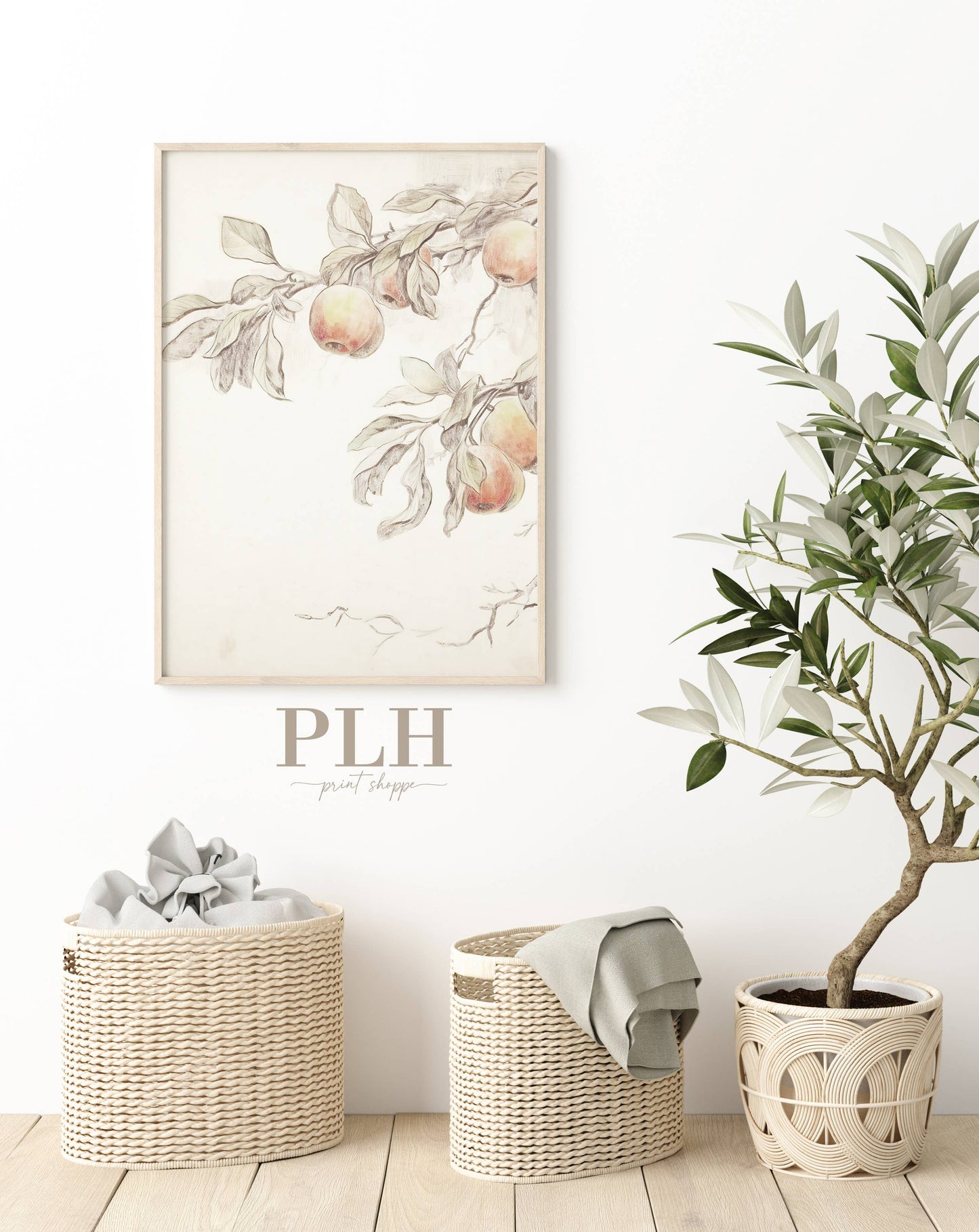 Premium Peach Art Print (not framed)