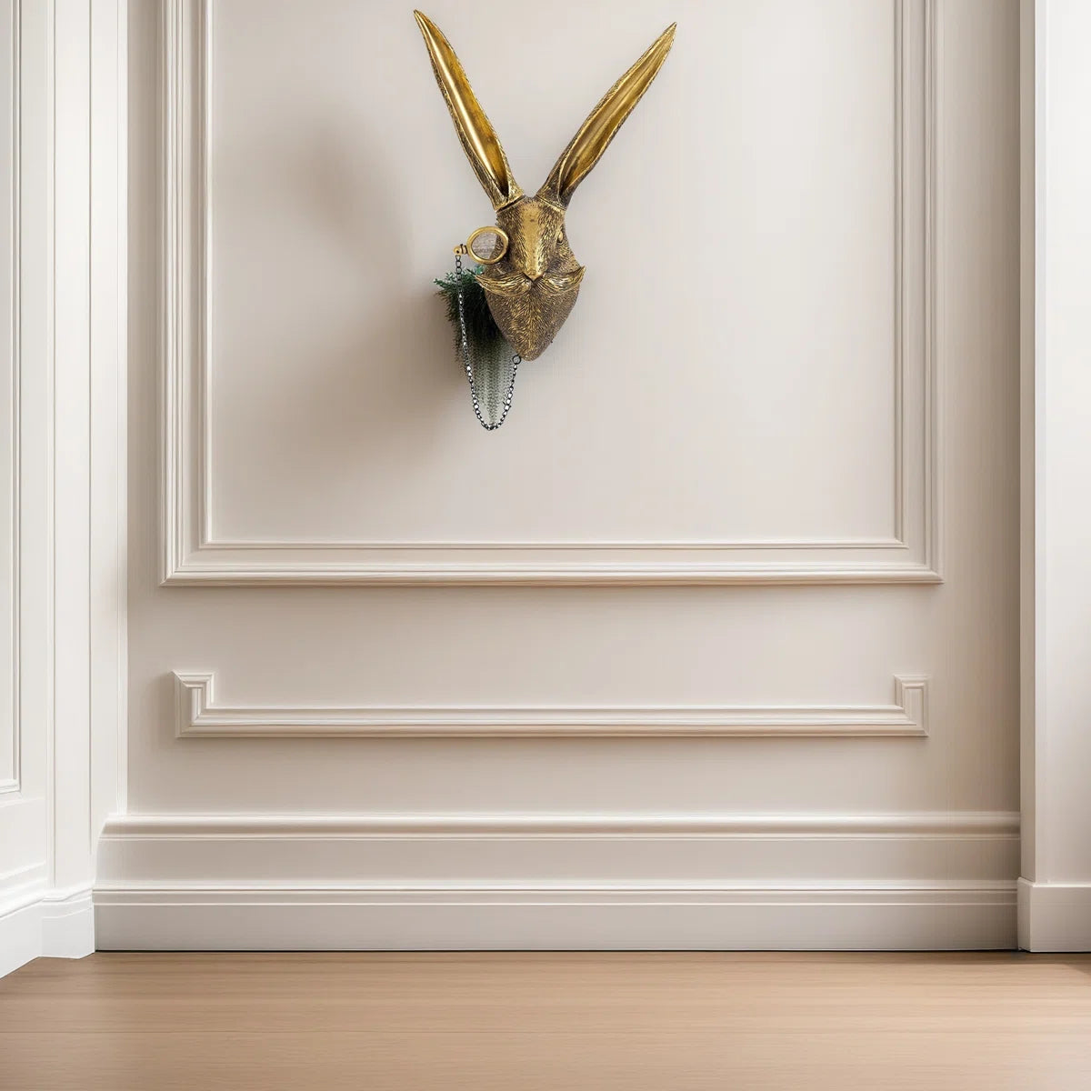 Golden Hare Wall Decor (Will Not Ship)