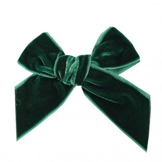 KIDS HAIR BOWS - Green