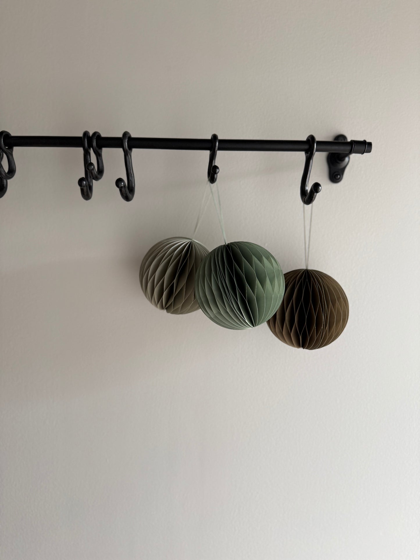 Large Green Honeycomb Ornament