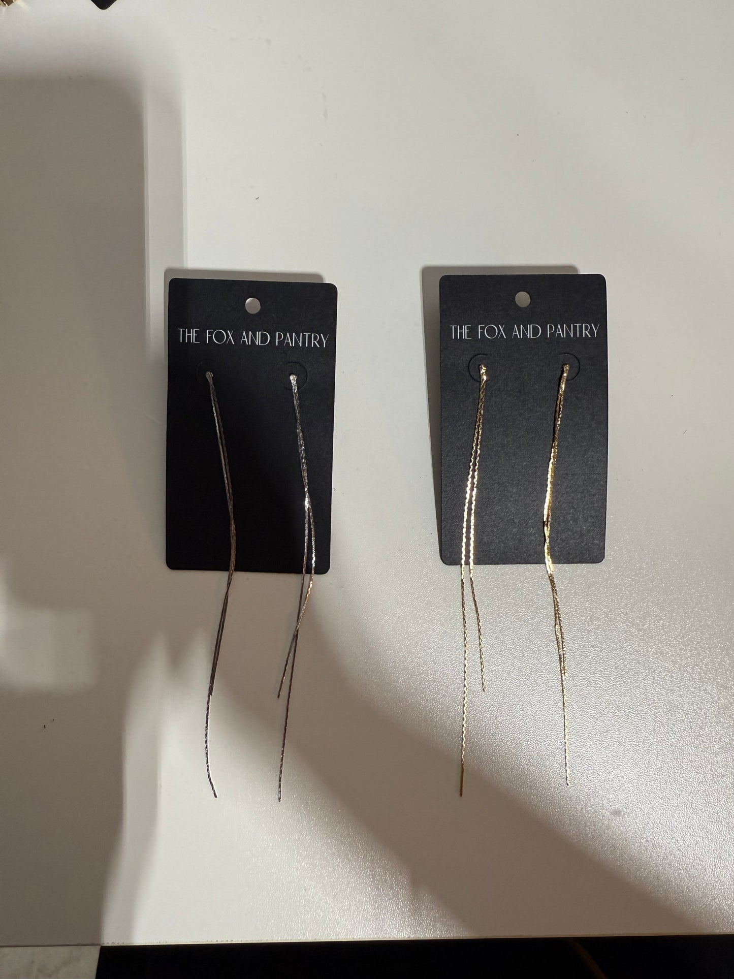 Minimal Simple Long Chain Earring ( 2 styles)