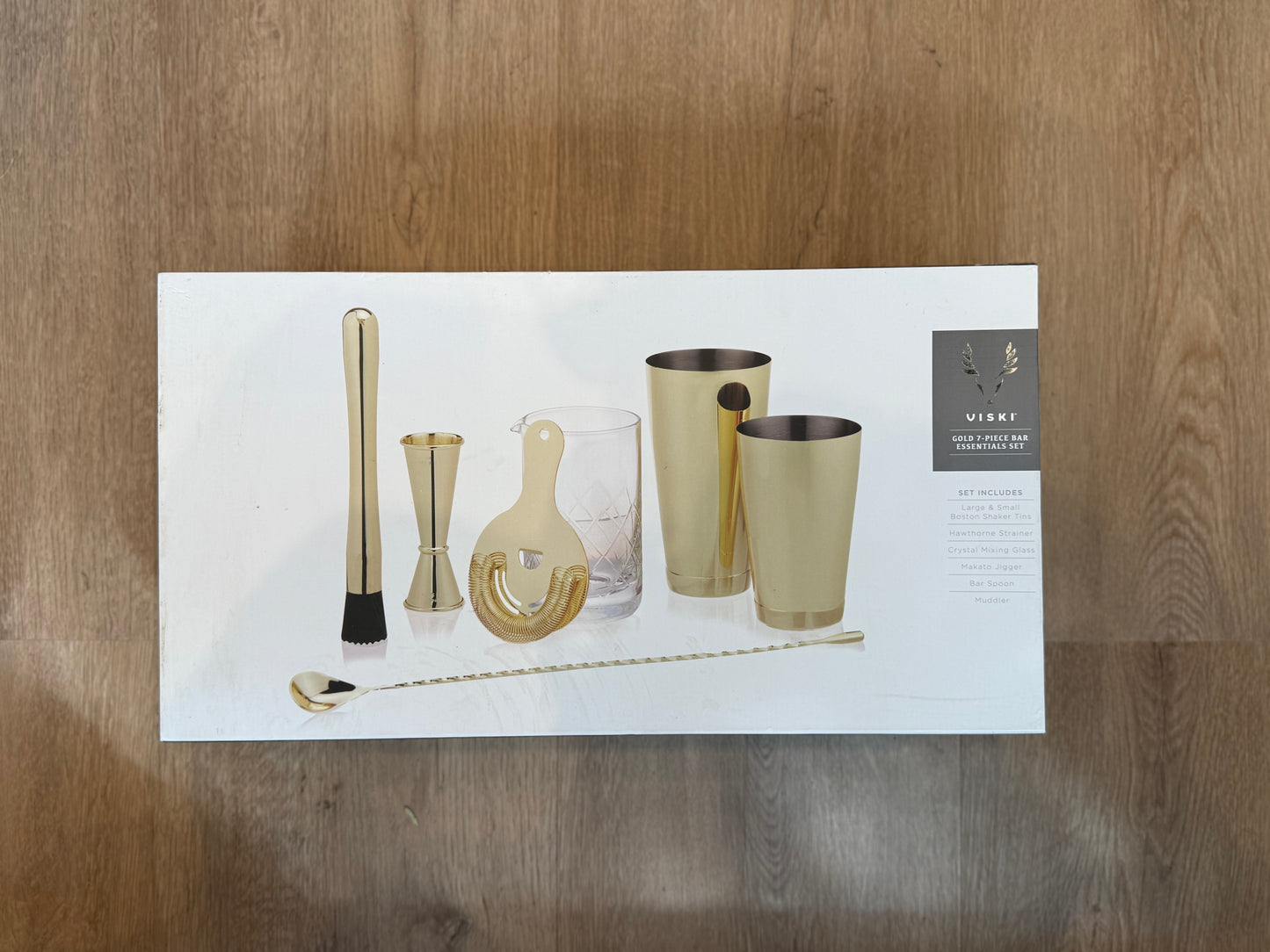 Gold 7- Piece Bar Essentials Set